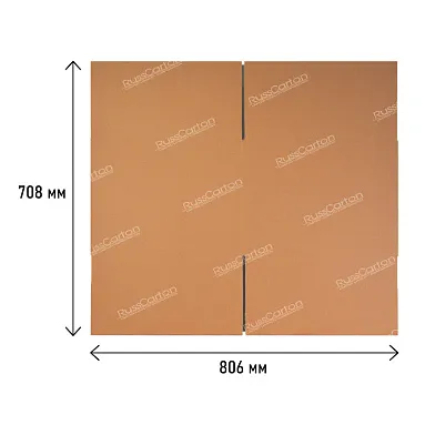 Картонная коробка 400х400х300 мм, Т-23 бурый