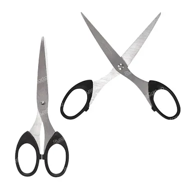 Ножницы BRAUBERG "Classic", 160 мм, черные