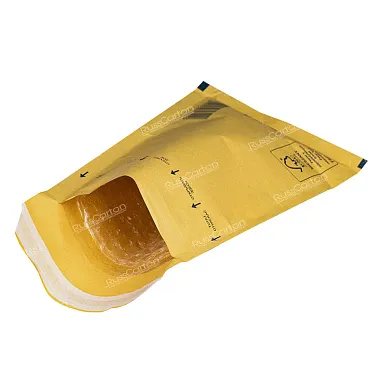 Бурый крафт пакет с прослойкой, 25х35 см, G/17-G
