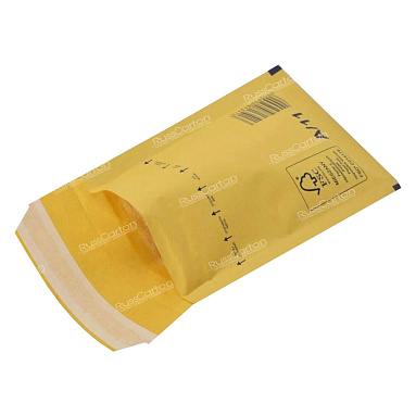 Бурый крафт пакет с прослойкой, 12х17.5 см, А/11-G