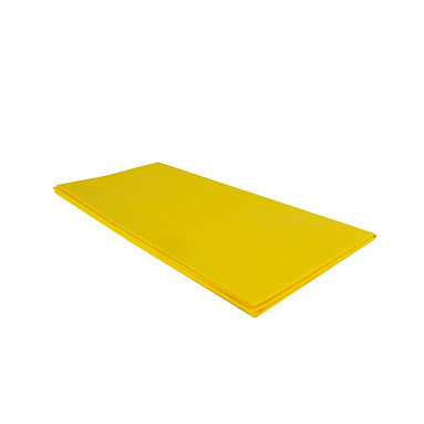 Бумага тишью желтая, 50х66 см, 10 листов