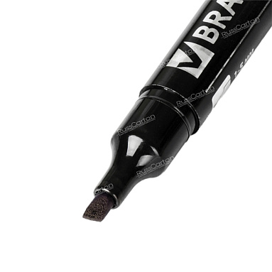 Маркер перманентный BRAUBERG "Contract", ЧЕРНЫЙ, 1-5 мм