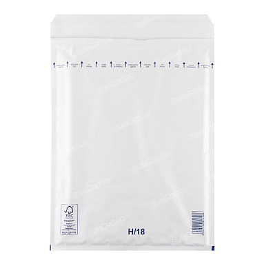 Белый крафт пакет с прослойкой, 29х37 см, Н-18