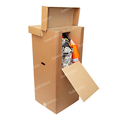 Гардеробный короб №16 с крышкой (малый), 600х500х1000 мм, У