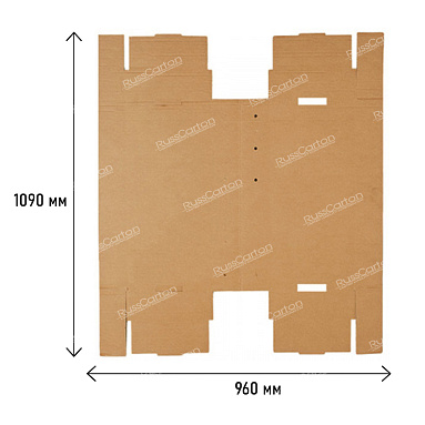 Гардеробный короб №16 с крышкой (малый), 600х500х1000 мм, У