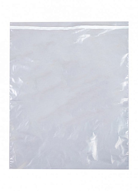 Курьер-пакет прозрачный без кармана, 240х320+40 мм, 50 мкм